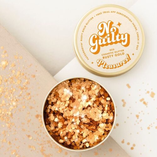 Bio Face and Body Glitter – Rusty Gold 10g | Embrace Sustainable Sparkle with Vegan Bio Glitter