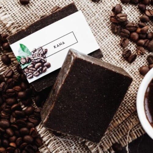 Coffee Vegan Soap 100g | Natural Peeling Soap with Arabica Coffee Particles